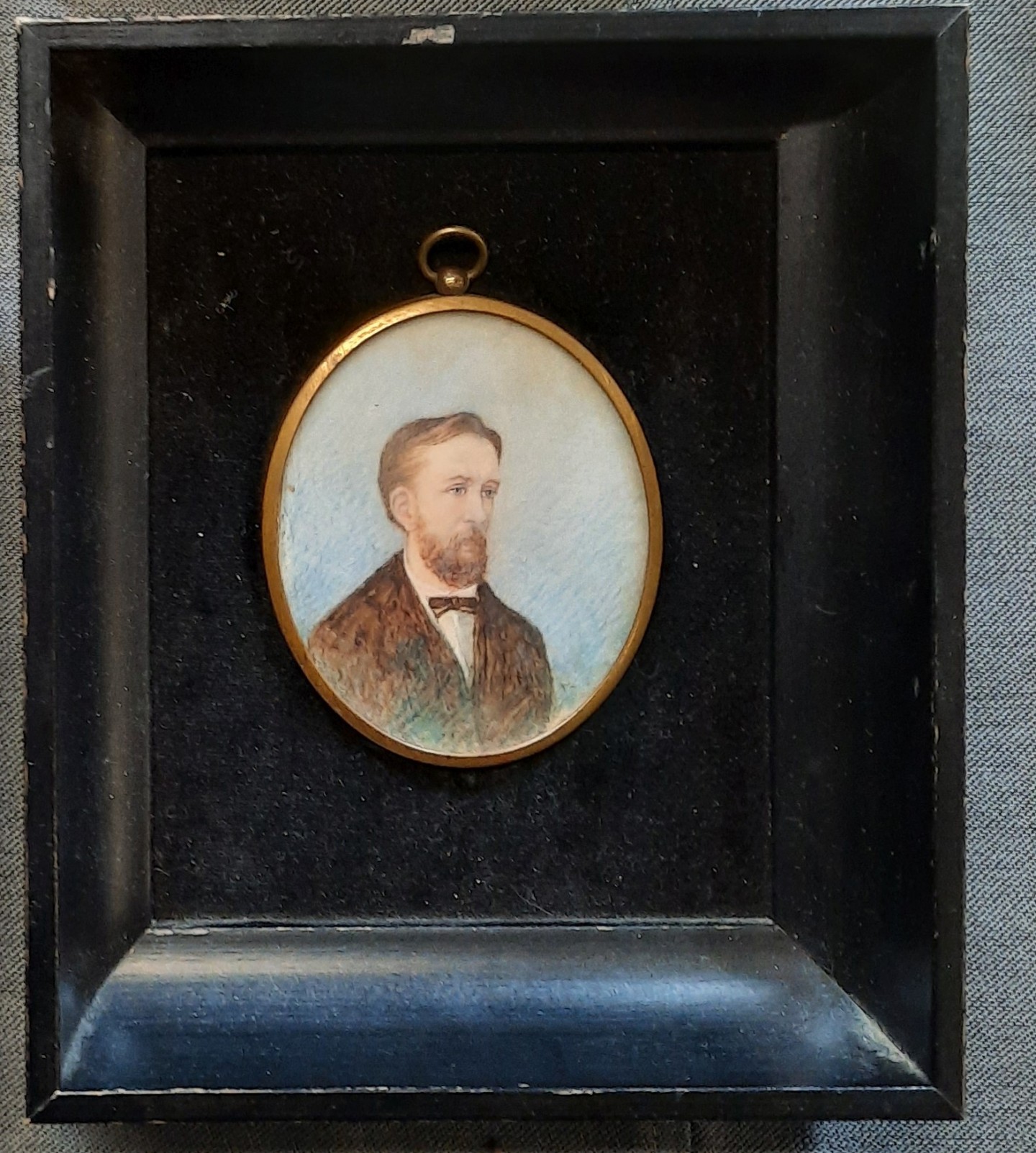 Portrait miniature of Ramsay Heatley Traquair